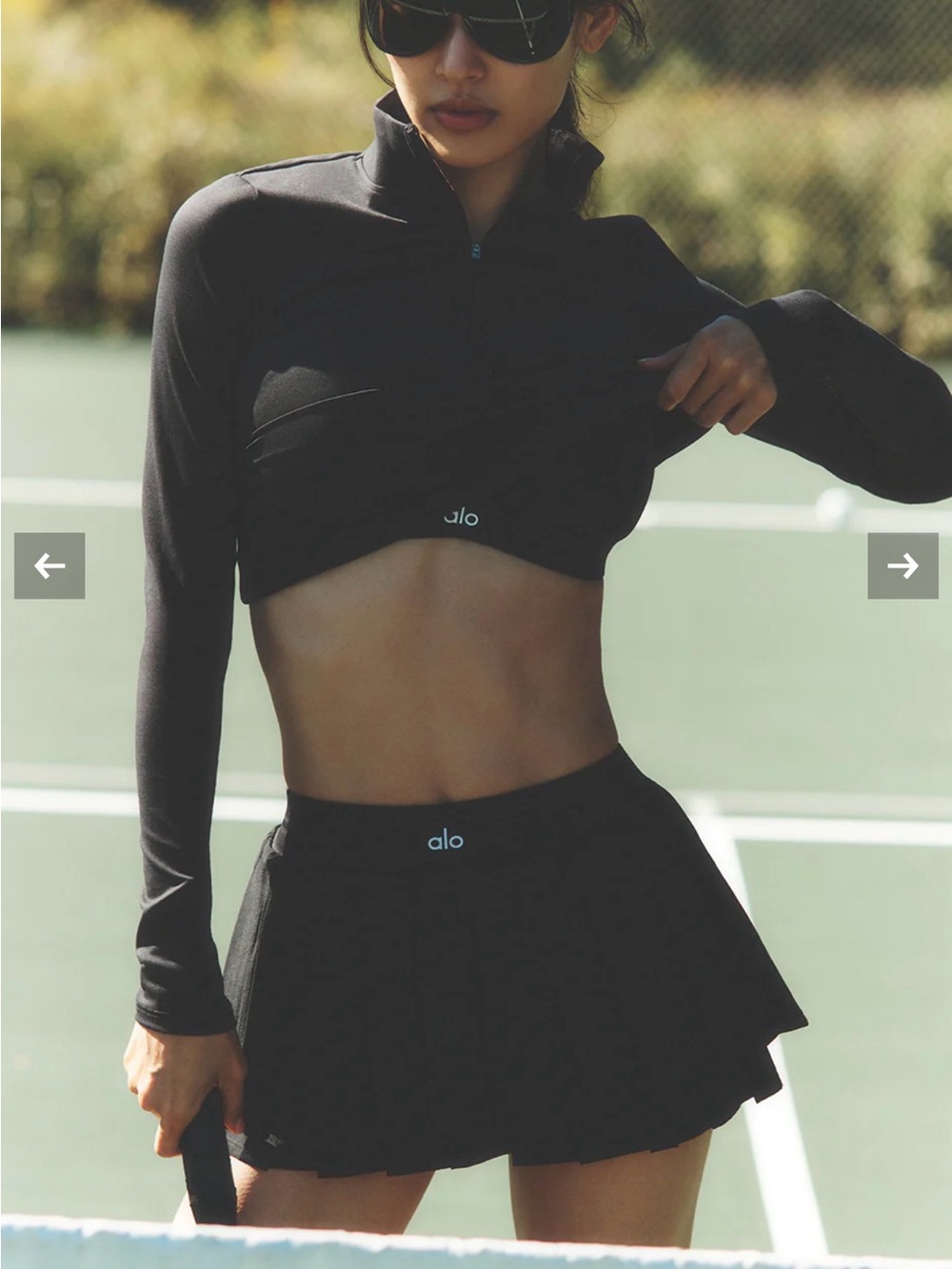 Alo Yoga Double Or Nothing Tennis Skirt